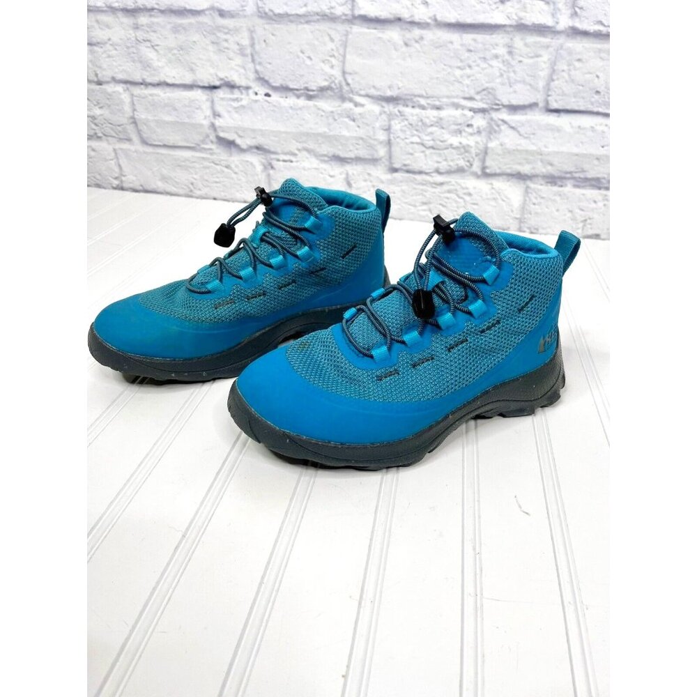 REI Girl’s Turquoise Blue Lace-Up Hiking Boots 4Y